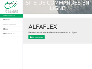 Aperçu du site http://www.alfaflex.fr/