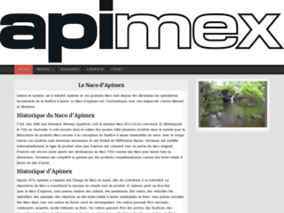 Aperçu du site http://www.apimex.fr/