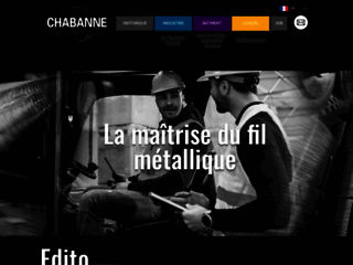 Aperçu du site http://www.chabanne.com/