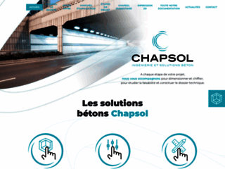 Aperçu du site http://www.chapsol.fr/