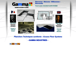 Aperçu du site http://www.gamma-industries.com/
