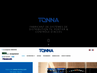 Aperçu du site http://www.tonna.com/