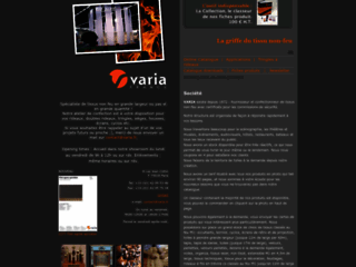 Aperçu du site http://www.varia.fr/